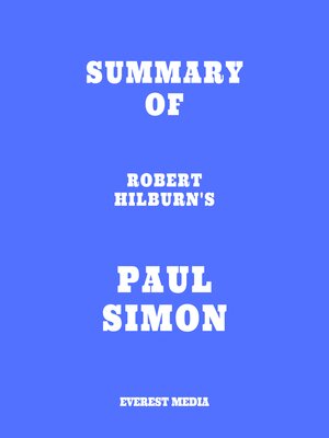 cover image of Summary of Robert Hilburn's Paul Simon